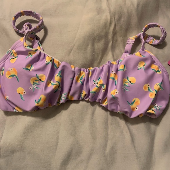 Ninety-Nine Other - Ninety-Nine Purple & Lemon Bikini Top